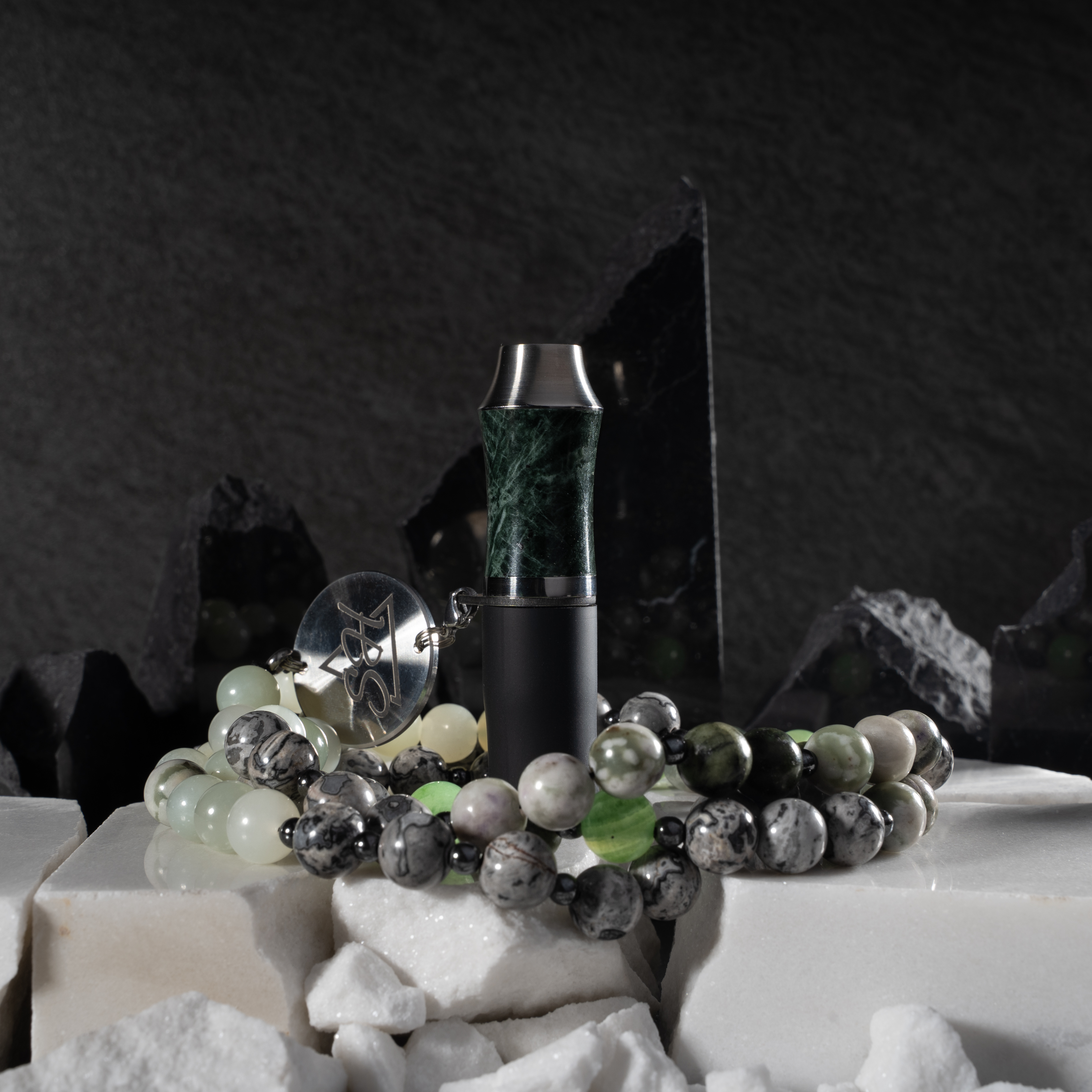 Special Hookah Mouthtip India Green V2