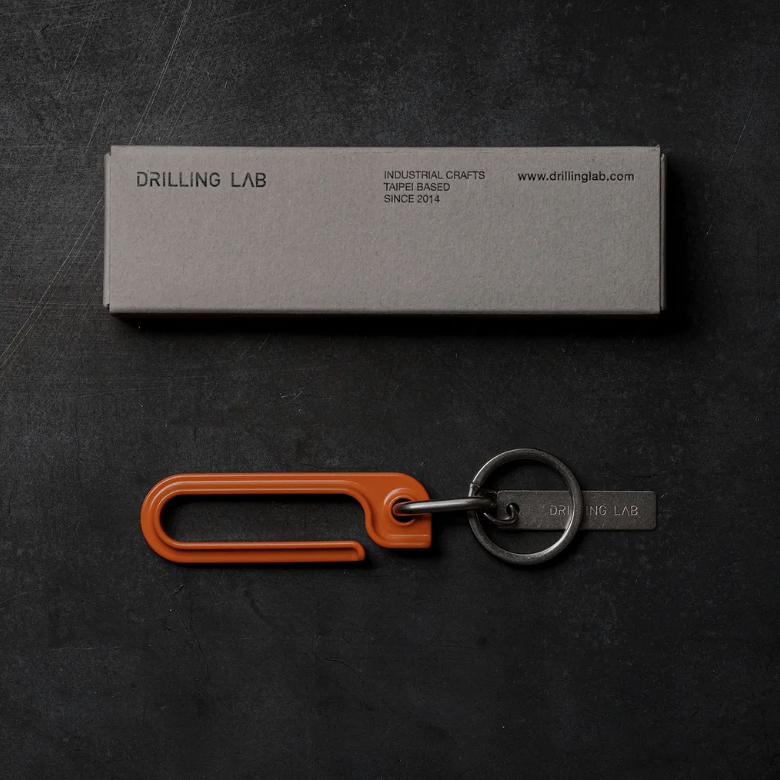 Drilling Lab Framework_Key Chain_Coating Orange