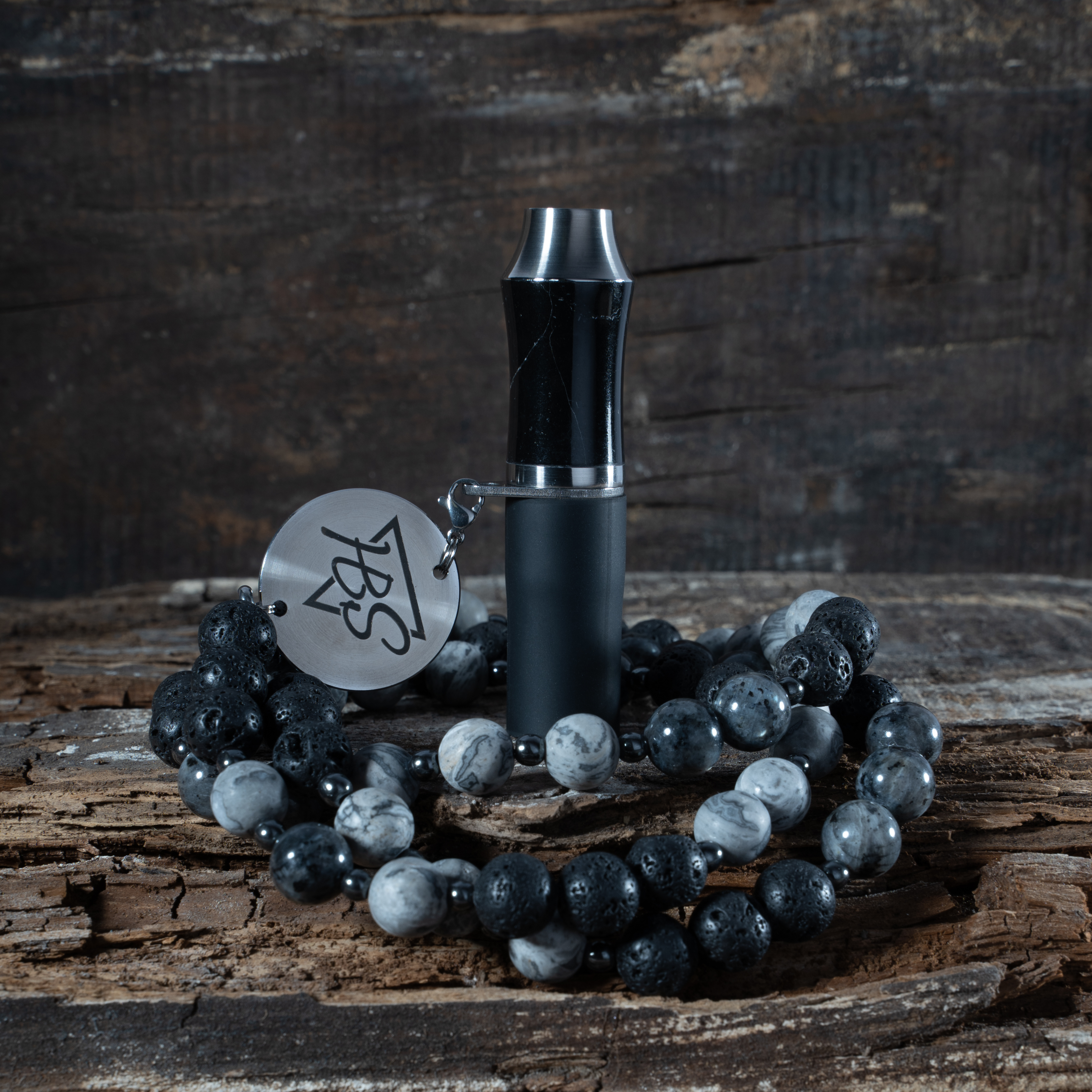 Special Hookah Mouthtip Marble Black Opium V2