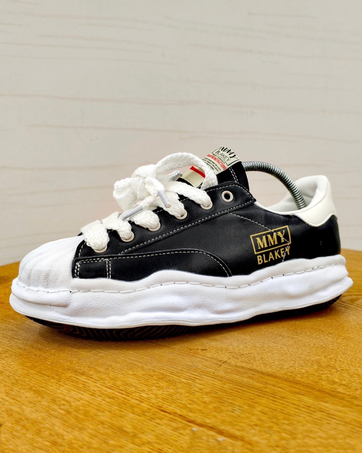 Maison Mihara Yasuhiro MMY Blakey OG Sole Leather Low Black white兩色