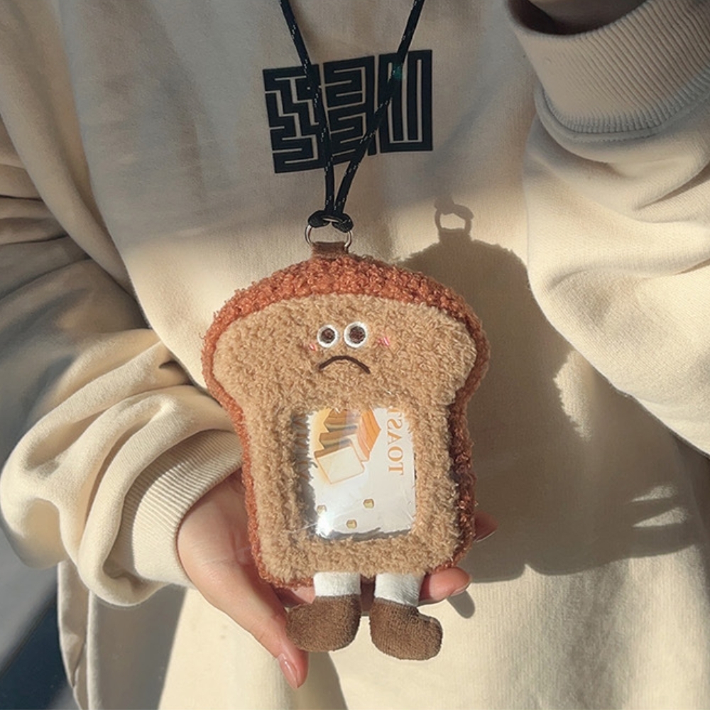 情緒吐司 掛脖卡夾包