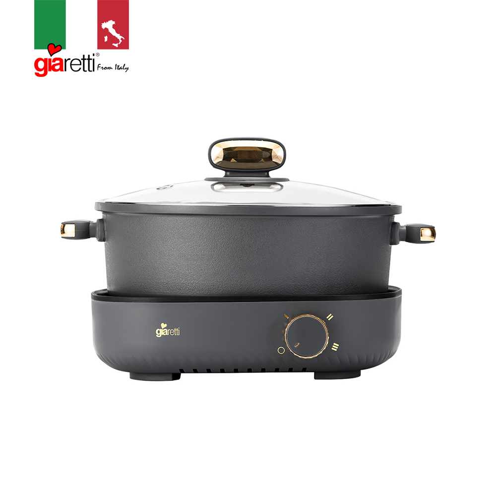 【義大利Giaretti 珈樂堤】4L多功能鴛鴦電火鍋(GT-THP16)