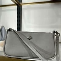 [S] KATE SPADE KK057 KAYLA CONVERTIBLE WRISTLET PEBBLED LEATHER,MOUNTAIN G, 196021552908 (SKS1565)