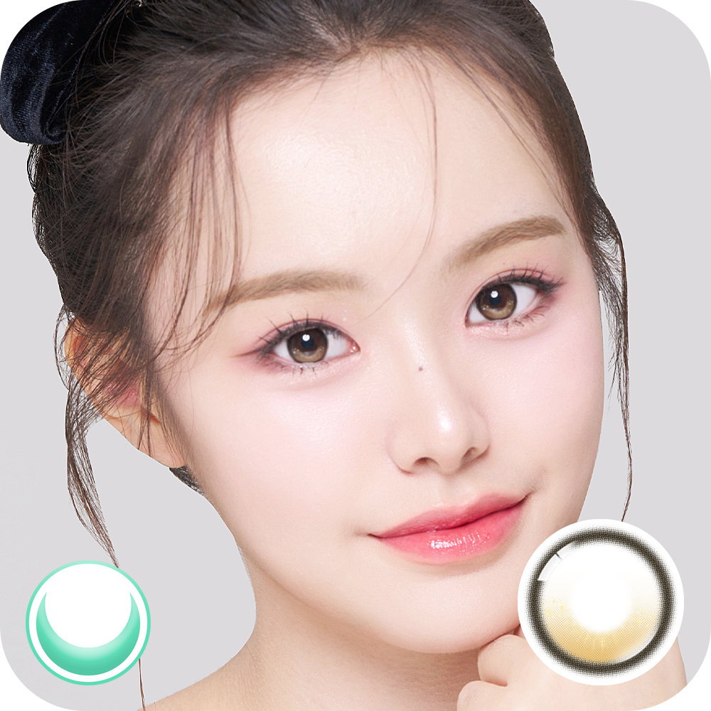 [月拋] LENBLING 1 Month WINKLING Brown 彩妝隱形眼鏡｜每盒2片