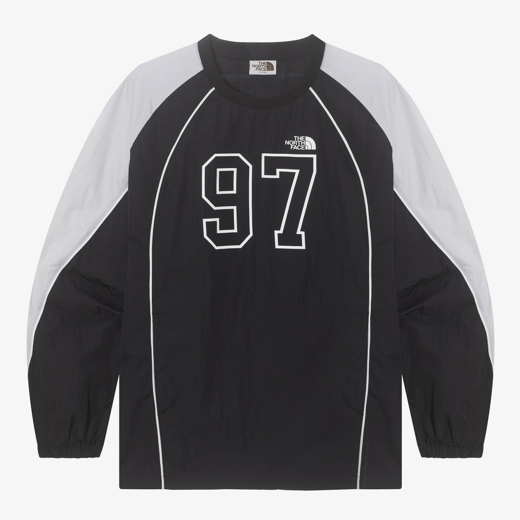 【代購】THE NORTH FACE 北臉 白標 KICKFLEX CREWNECK 復古 球衣 長袖 NM5MR04J