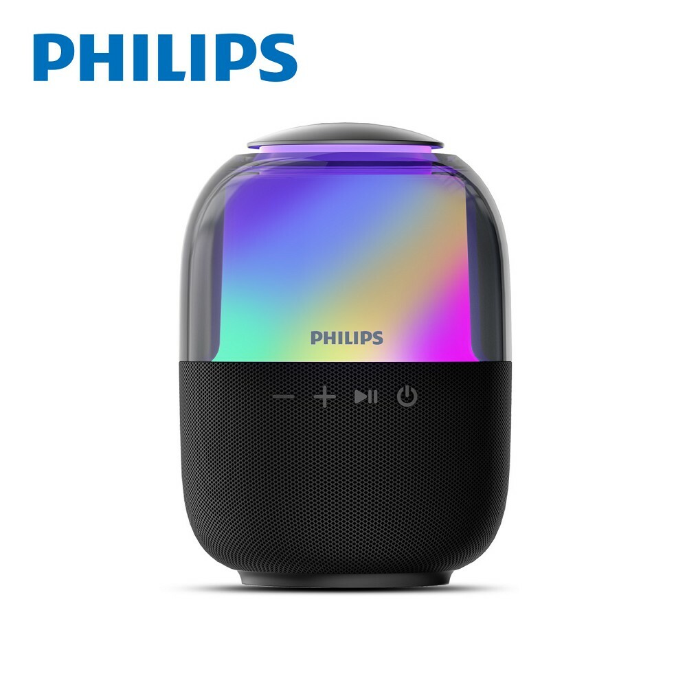 【PHILIPS飛利浦】炫彩RGB強力低音無線藍牙5.3喇叭 TAS2108BK
