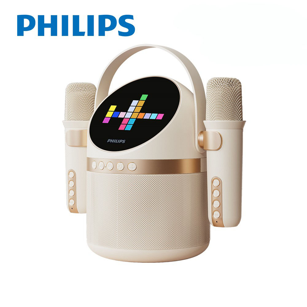 【PHILIPS飛利浦】小福麥AI智能K歌藍牙音箱-TAS2509WT