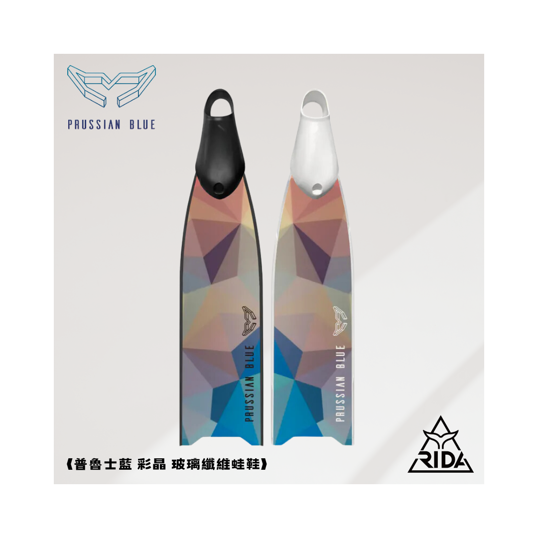 ▲2022 普魯士藍 玻纖彩繪板 彩晶