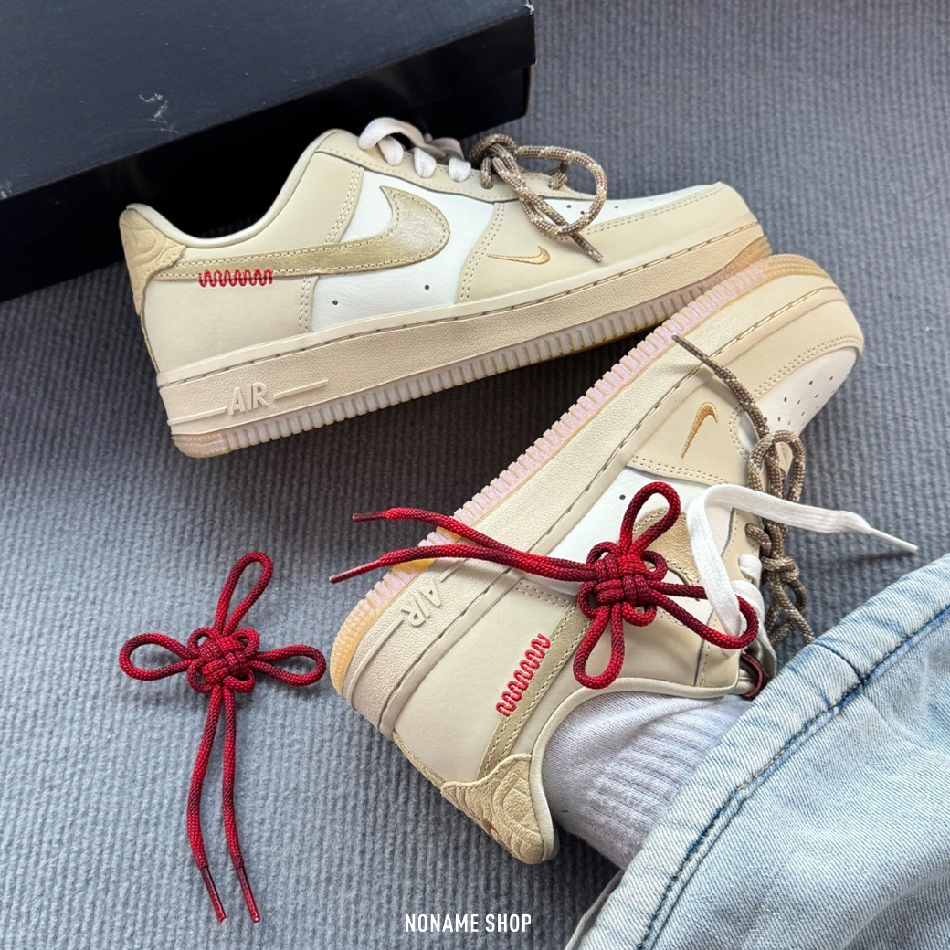 NIKE AIR FORCE 1 "Year Of The Snake" AF1 CNY 2025 蛇年限定 中國結 奶茶色 (女款)