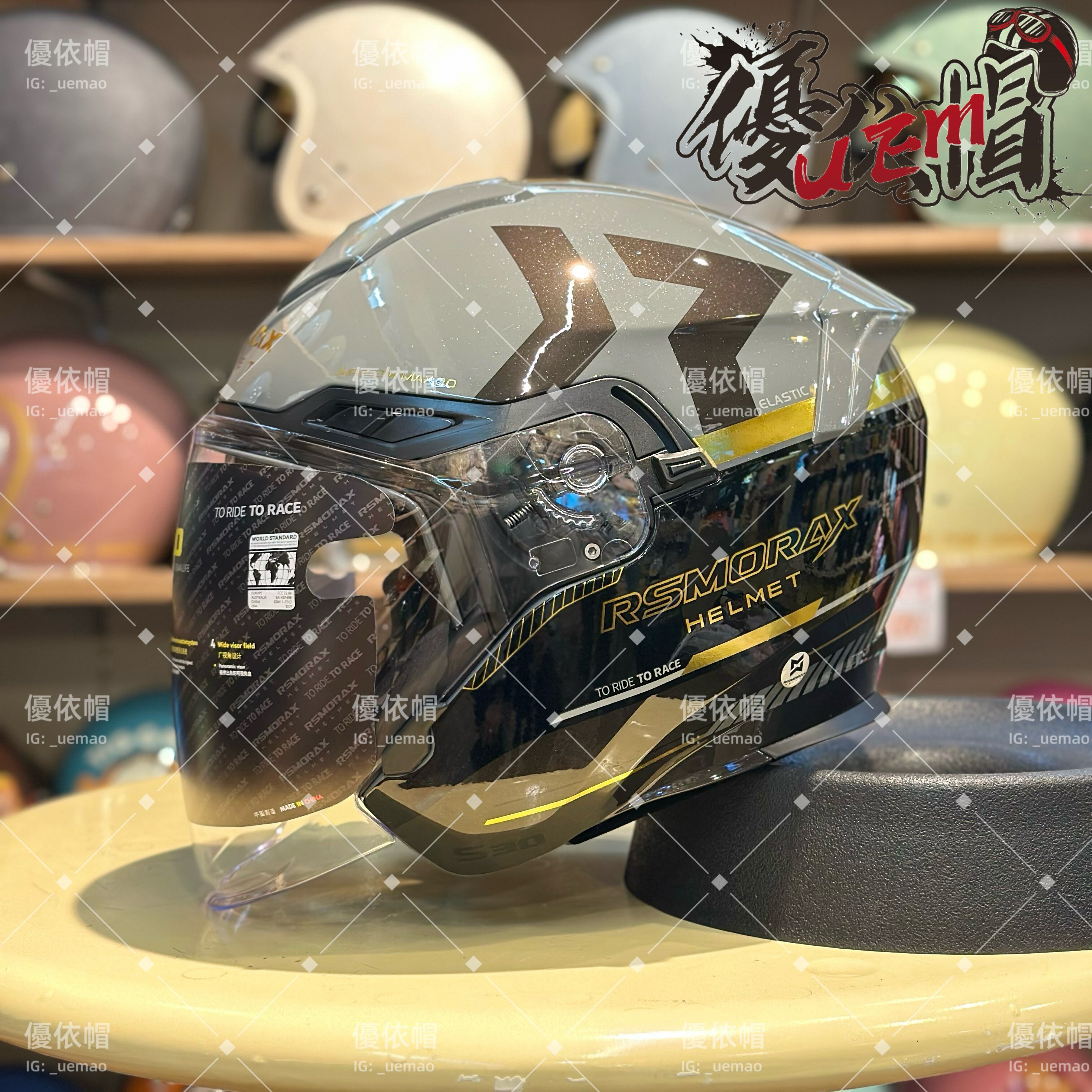 MOTORAX S30 馬薩 MC6 (黑金)