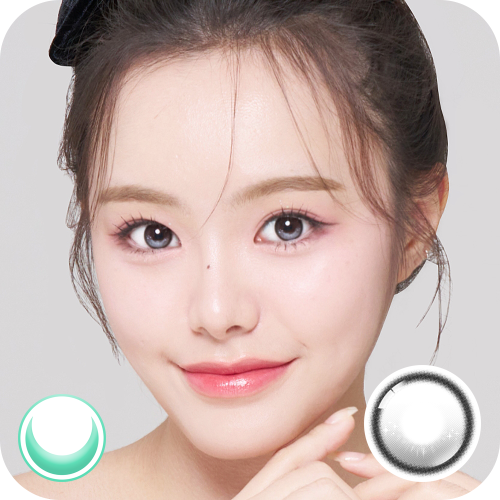 [月拋] LENBLING 1 Month WINKLING Gray 彩妝隱形眼鏡｜每盒2片