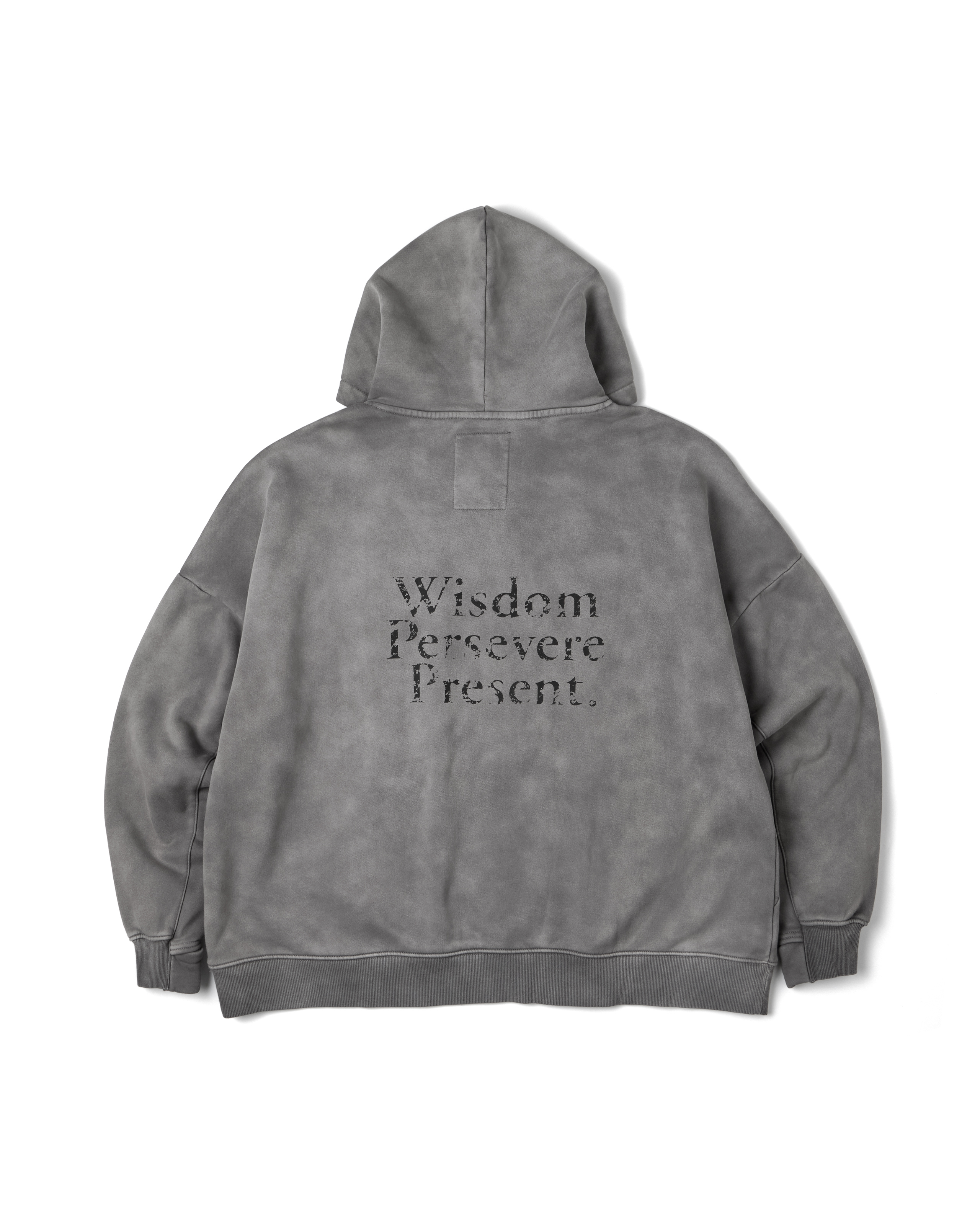 WSDM® x PSVR 2024 L/S HOODIE - WASHED GREY
