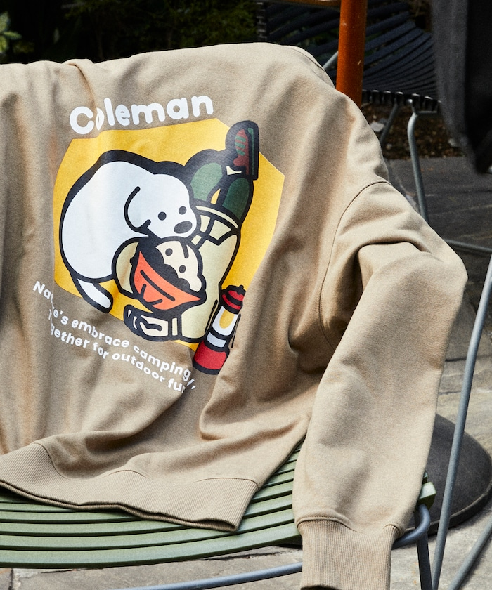 2024AW Coleman × matsui × FREAK'S STORE camp gorori crew neck sweatshirt 露營燈 三方 聯名 松井 先生 大學T 現貨 1021127000006
