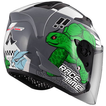 ASTONE DJR 水泥灰 BM2 白 彩繪 3/4罩式帽款