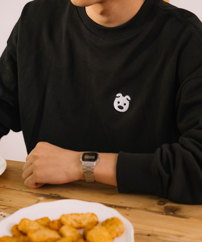 2024AW Matsui × FREAK'S STORE 松井先生 塗鴉彩虹狗 聯名 刺繡 大學T 現貨 1023411300014