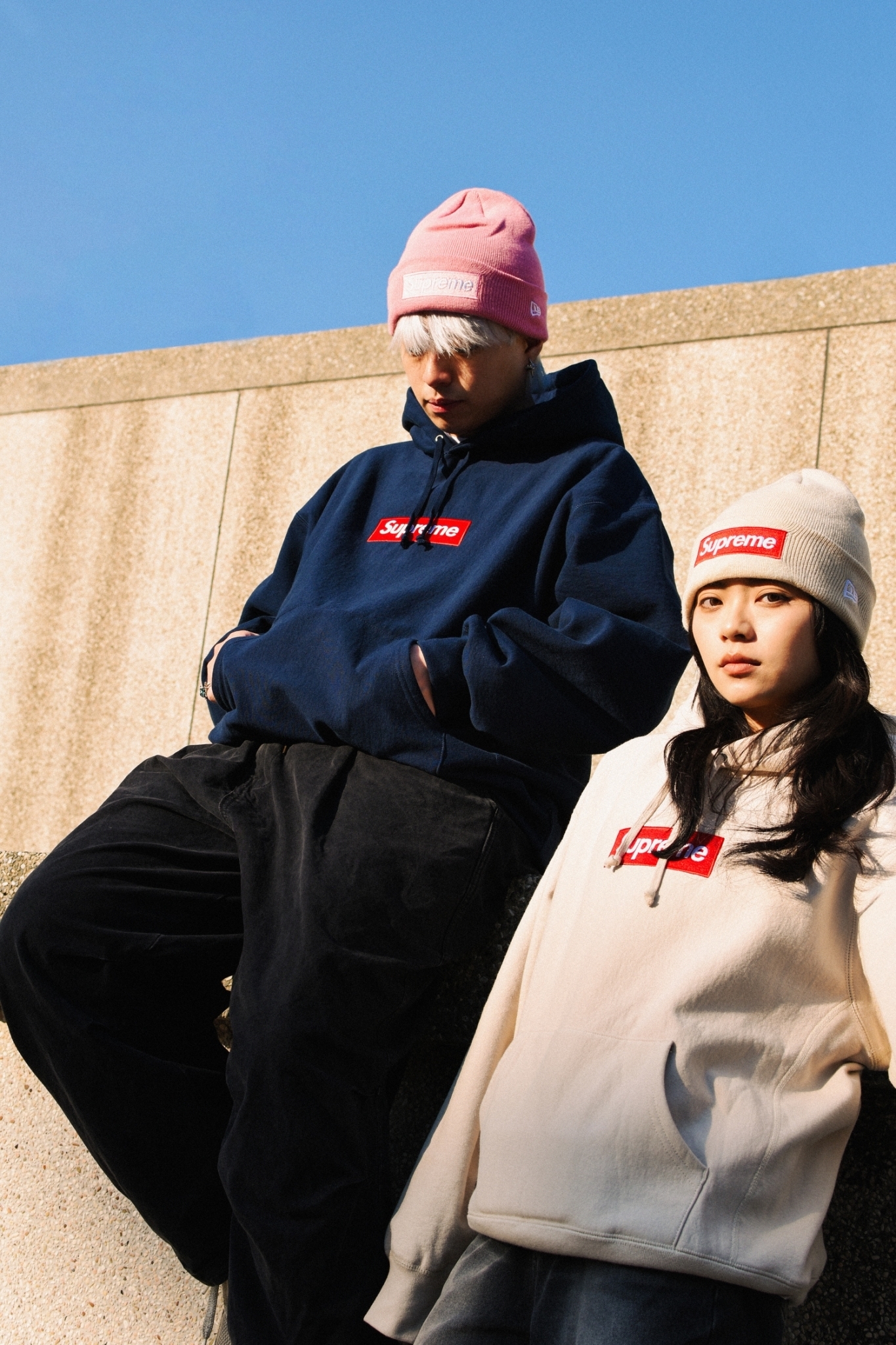 ☆ETW☆【EASY TO WEAR】SUPREME 24FW New Era® Box Logo Beanie 針織 毛帽