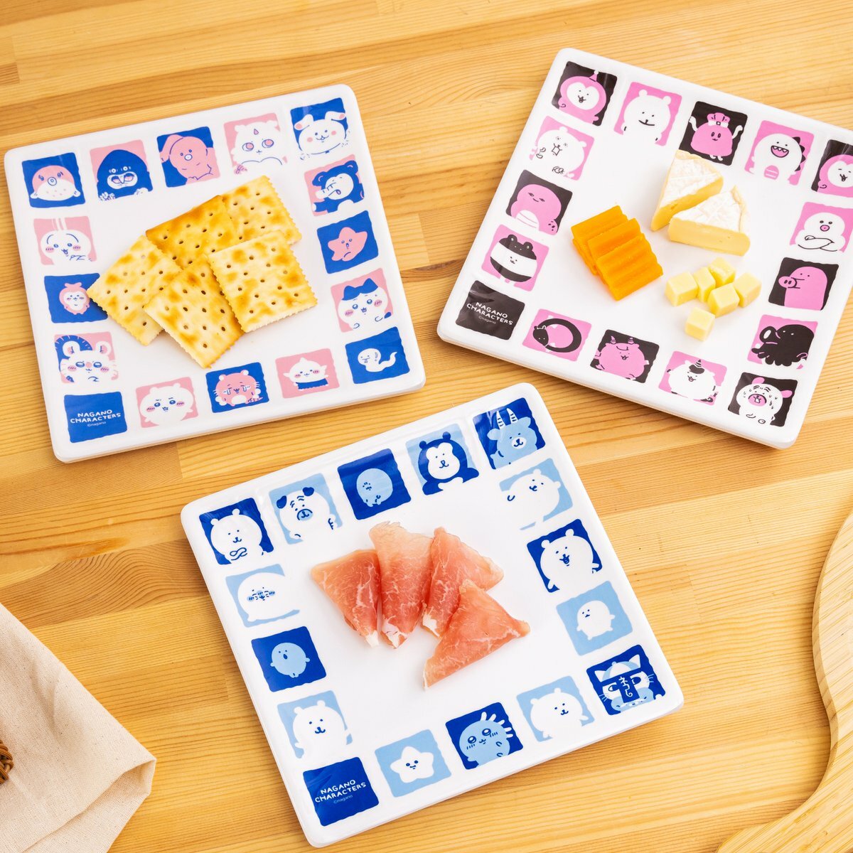 預訂｜Nagano Characters 美耐皿方碟 (全3種)