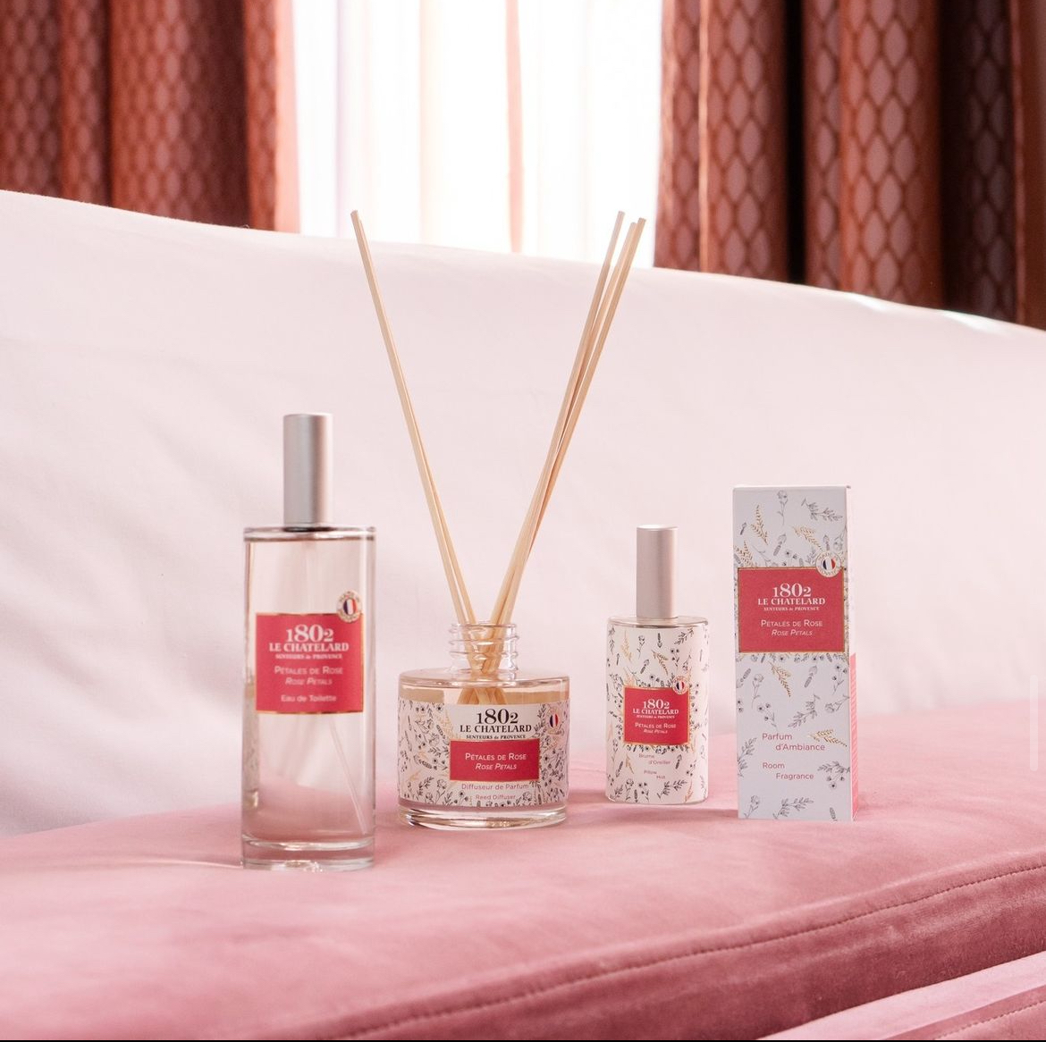 [1802 LE CHATELARD] 玫瑰花瓣玫瑰花舒眠噴霧