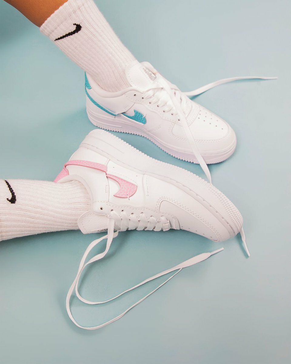 (預訂) Nike Air Force 1 LXX - White Pink Aqua