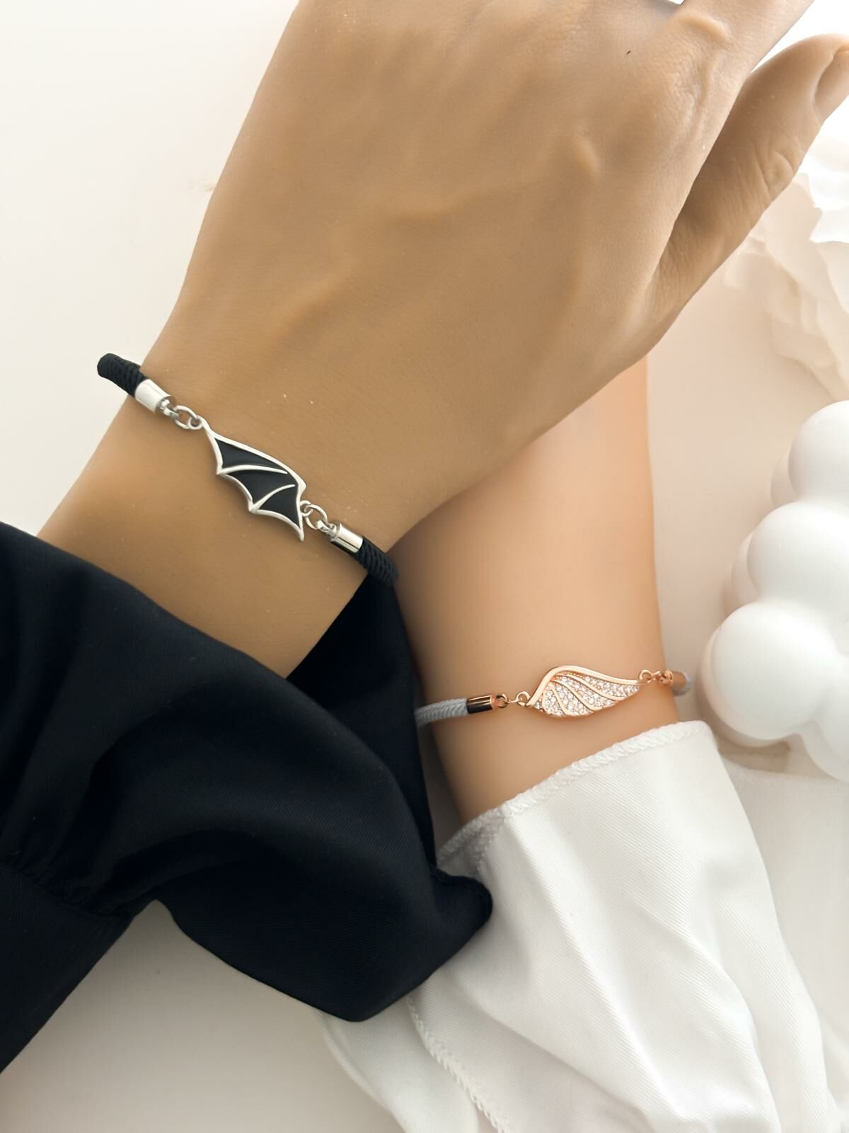 「天長地久」情侶手鏈 | S925純銀或鍍銀 | 免費刻字