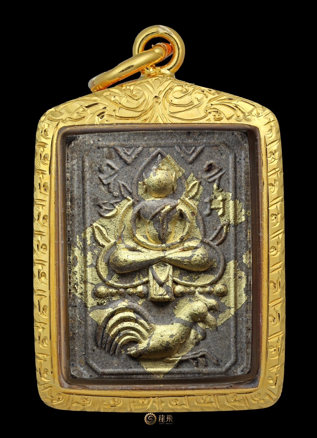 崇迪騎雞馬哈蠟背後洽流及純銀符管—阿贊涼佛歷2566年