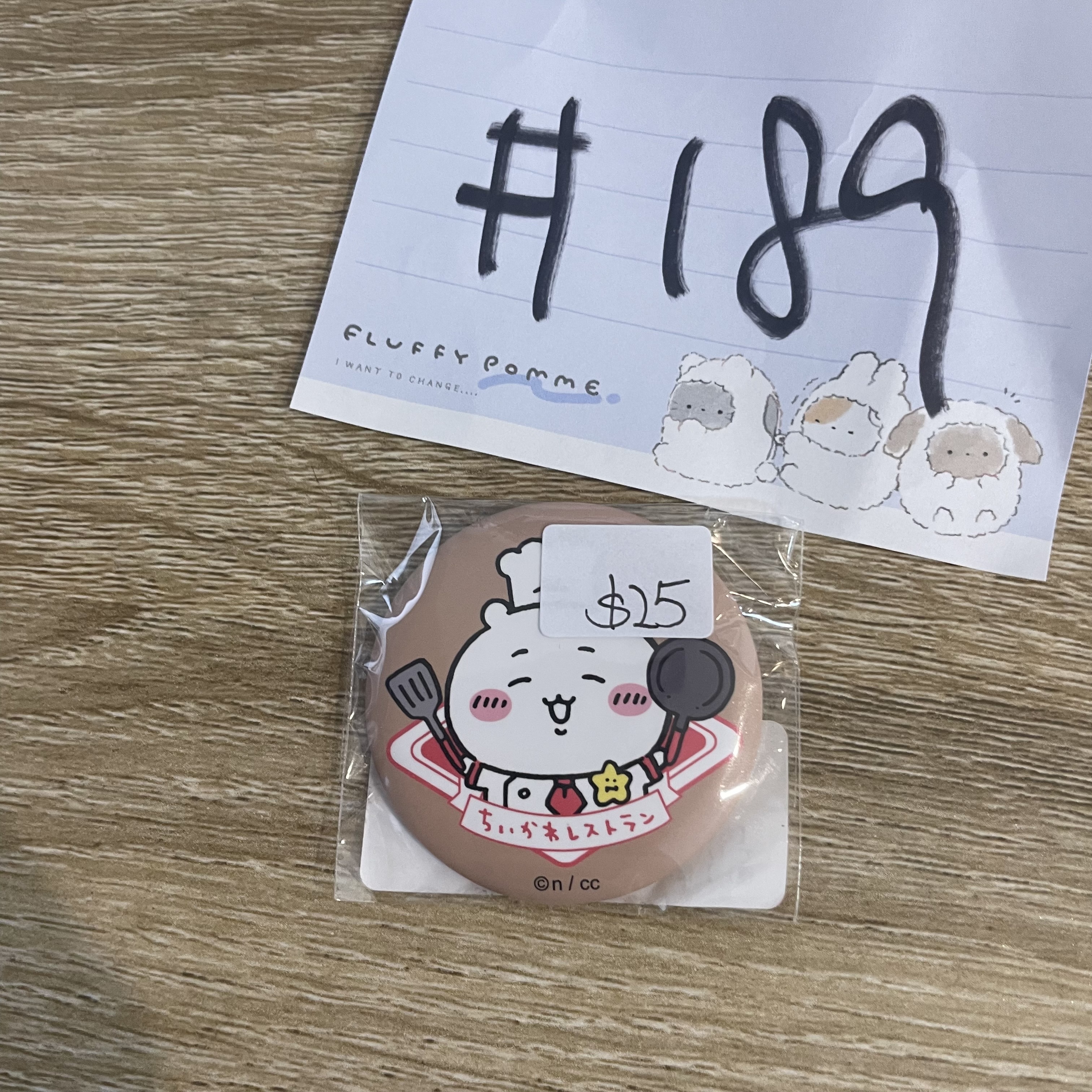 CHIIKAWA  小可愛 襟章#189