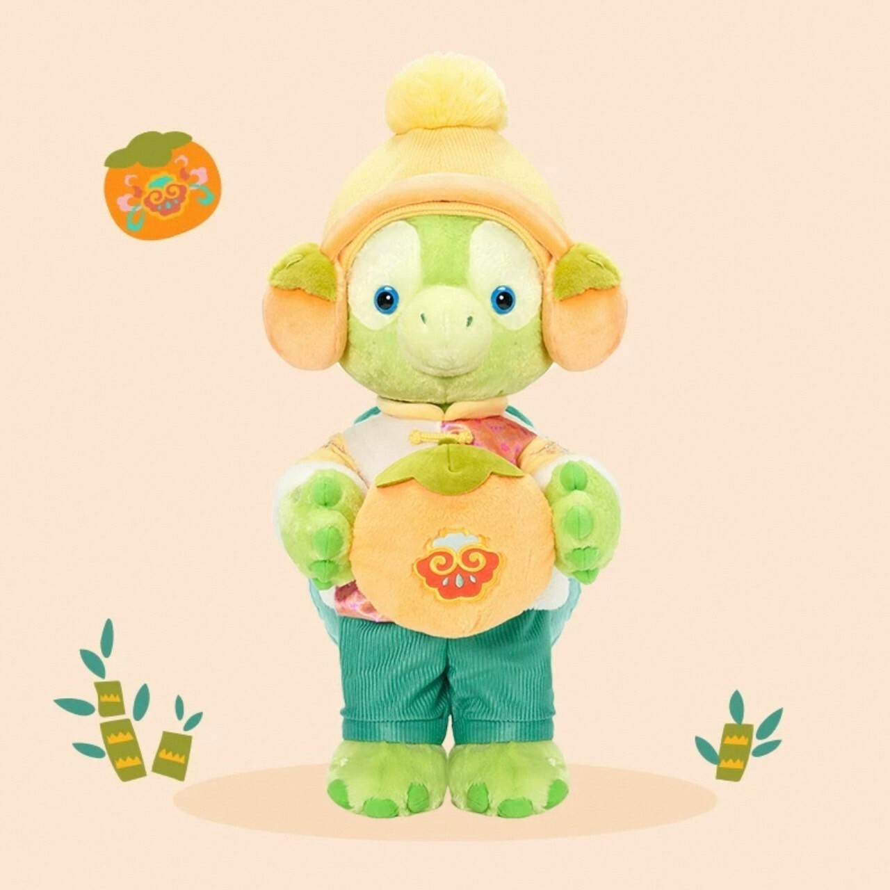 (限時特價) 2025 新春限定 達菲 Duffy 與好友們 奧樂米拉 海龜 OluMel M號 服裝造型 娃娃 玩偶 -上海迪士尼樂園