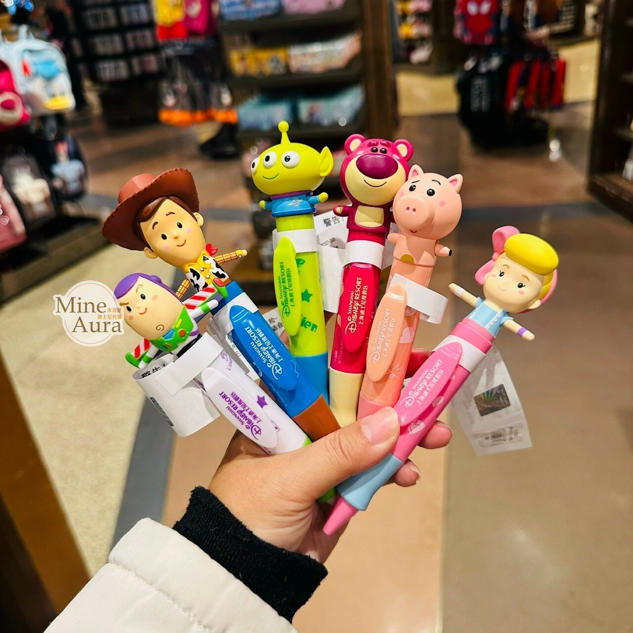 玩具總動員 Toy Story 立體公仔造型 圓珠筆 -上海迪士尼樂園