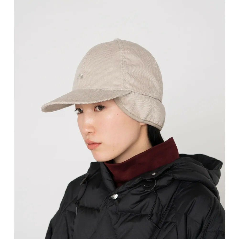 【現貨】THE NORTH FACE 日本紫標 燈心絨 飛行帽