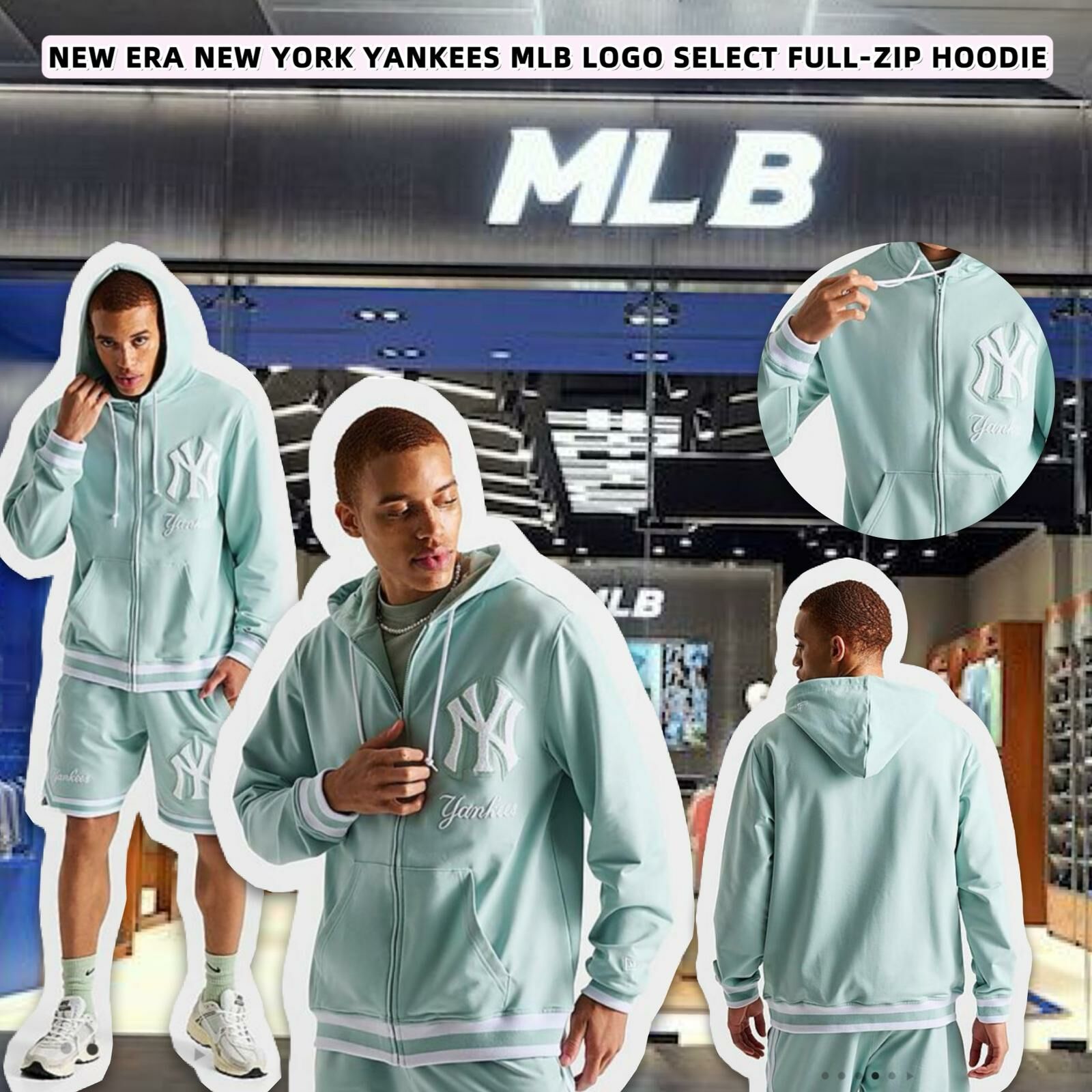 【預購】MLB  Select G011618 男裝拉鏈外套