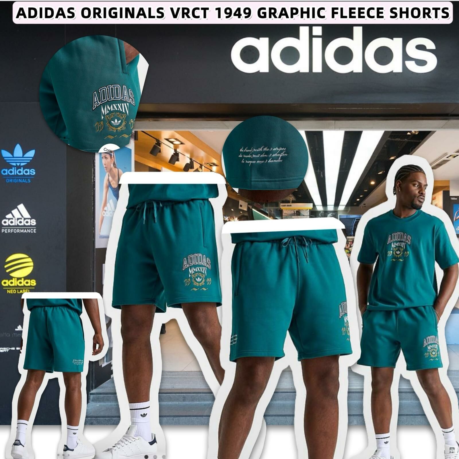 【預購】adidas 1949 Graphic G011619 男裝短褲