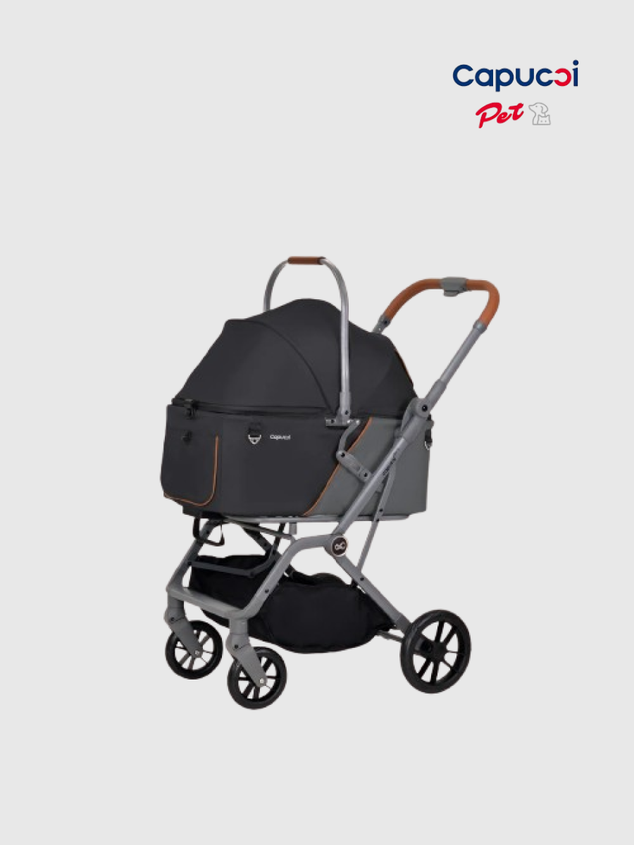 【Capucci Pet 卡普奇】旅行者 XL Primo｜黑曜岩(經典版）