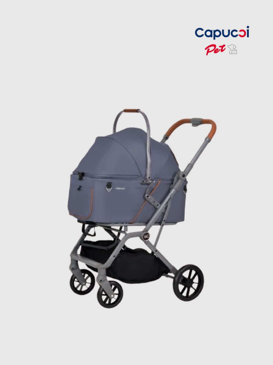 【Capucci Pet 卡普奇】旅行者 XL Primo｜科技灰(經典版）