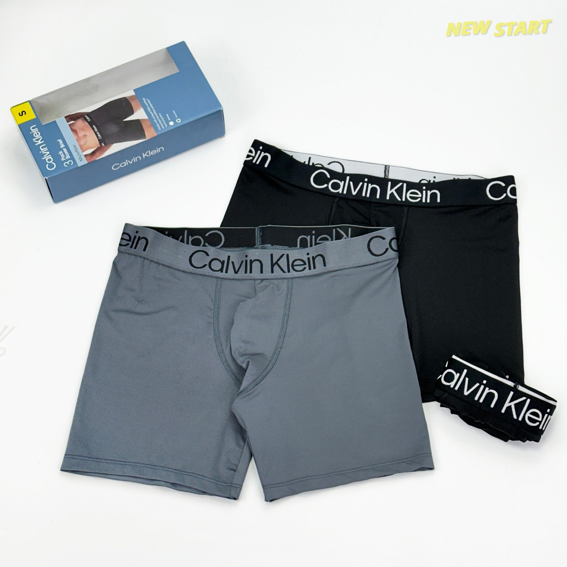 Calvin Klein CK 彈性涼感 大字母 內褲 三件組/ J