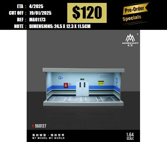 PO-$120 * MOREART * 1:64 DIORAMA - LIGHT VERSION ASSEMBLY MODEL -960127 [OD17/01]