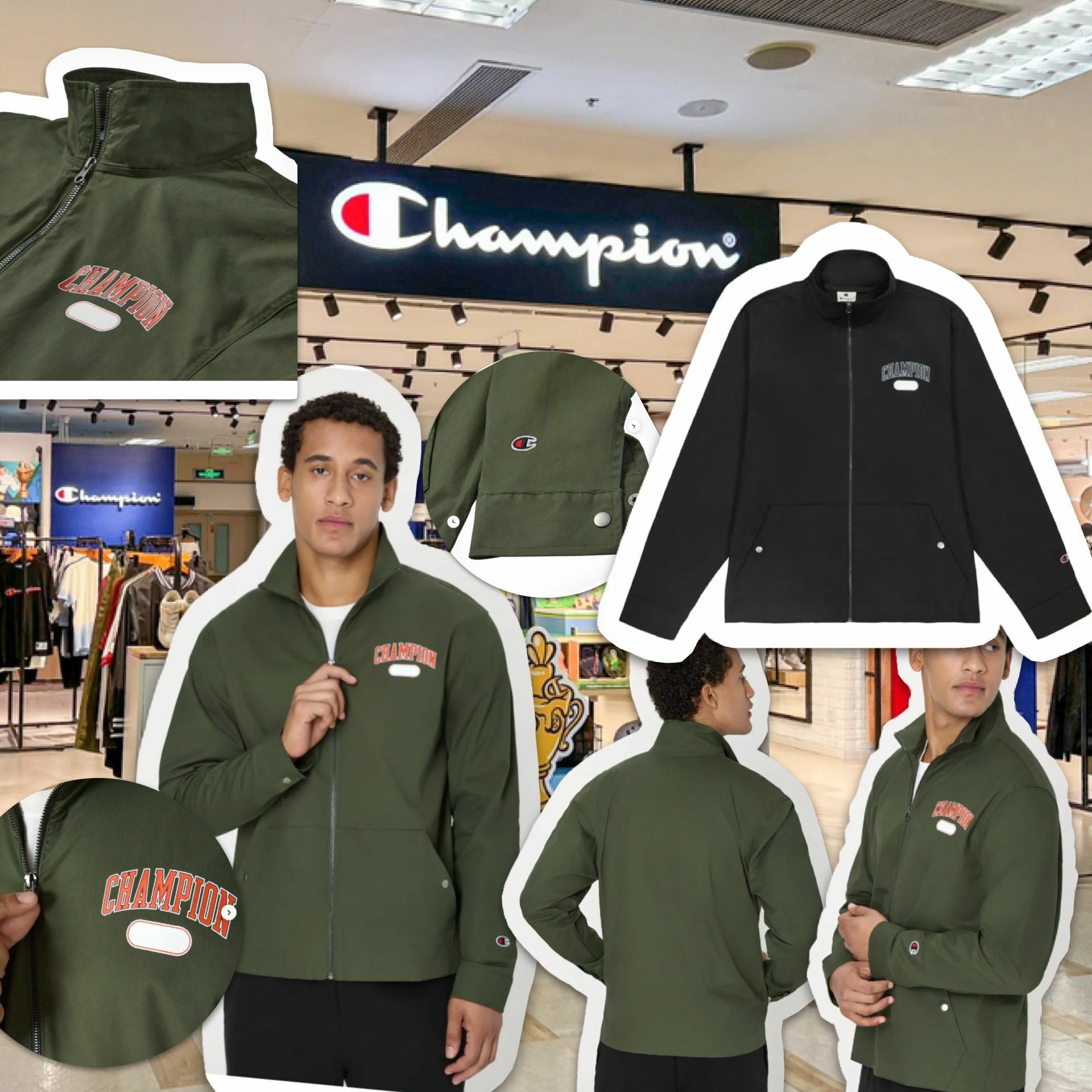 【預購】Champion G011624 男裝拉鏈外套