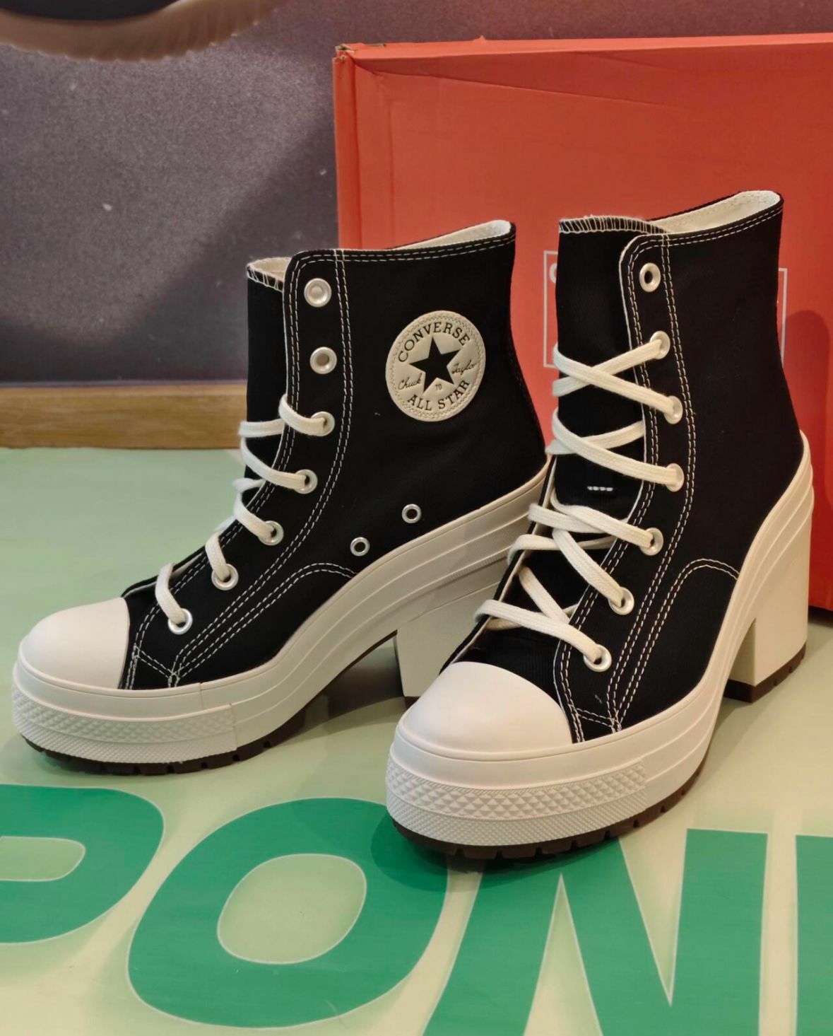 【預購】Converse Chuck 70 G011602 高跟運動鞋(黑色)