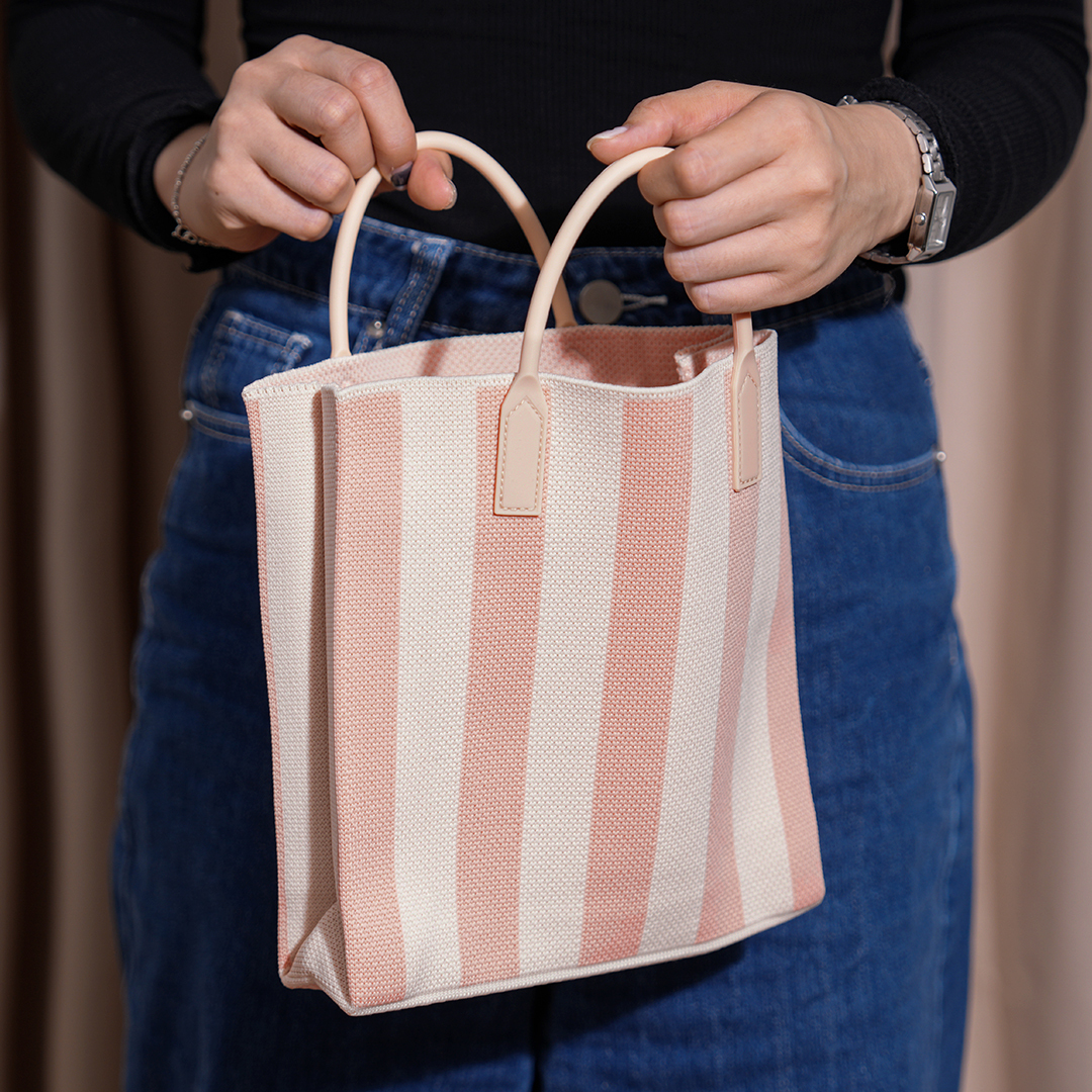 TP 手提袋/條紋 21x23x5.5cm