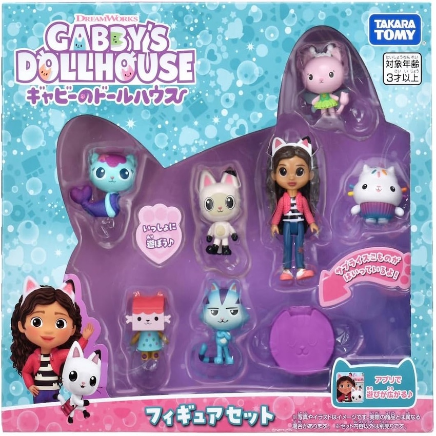 日本版 Gabby's Dollhouse 朋友公仔套裝