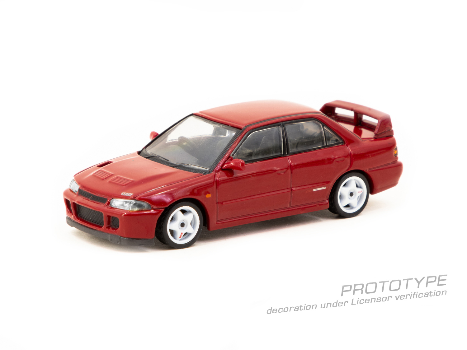 Tarmac Works 1/64 Mitsubishi三菱 Lancer GSR Evolution II 紅色