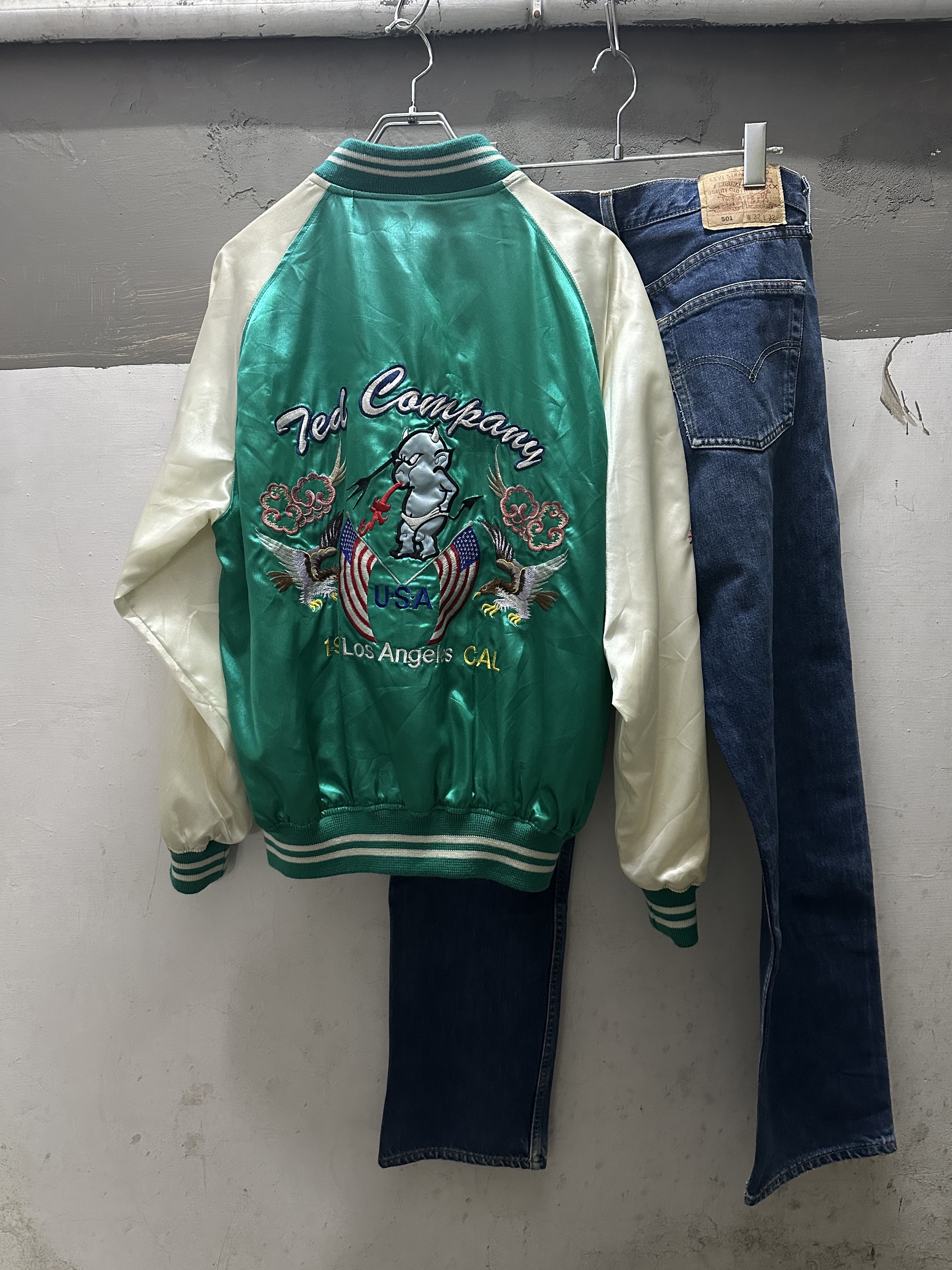 90's TED COMPANY(TED MAN)Souvenir Jacket Made in Korea