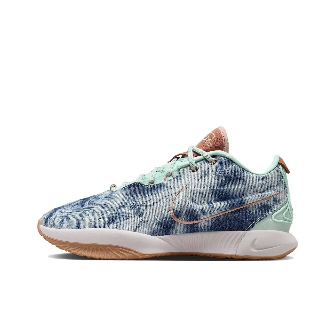 Nike Lebron 21 EP Low Aragonite 渲染牛仔 藍棕 籃球鞋 HF5466-300