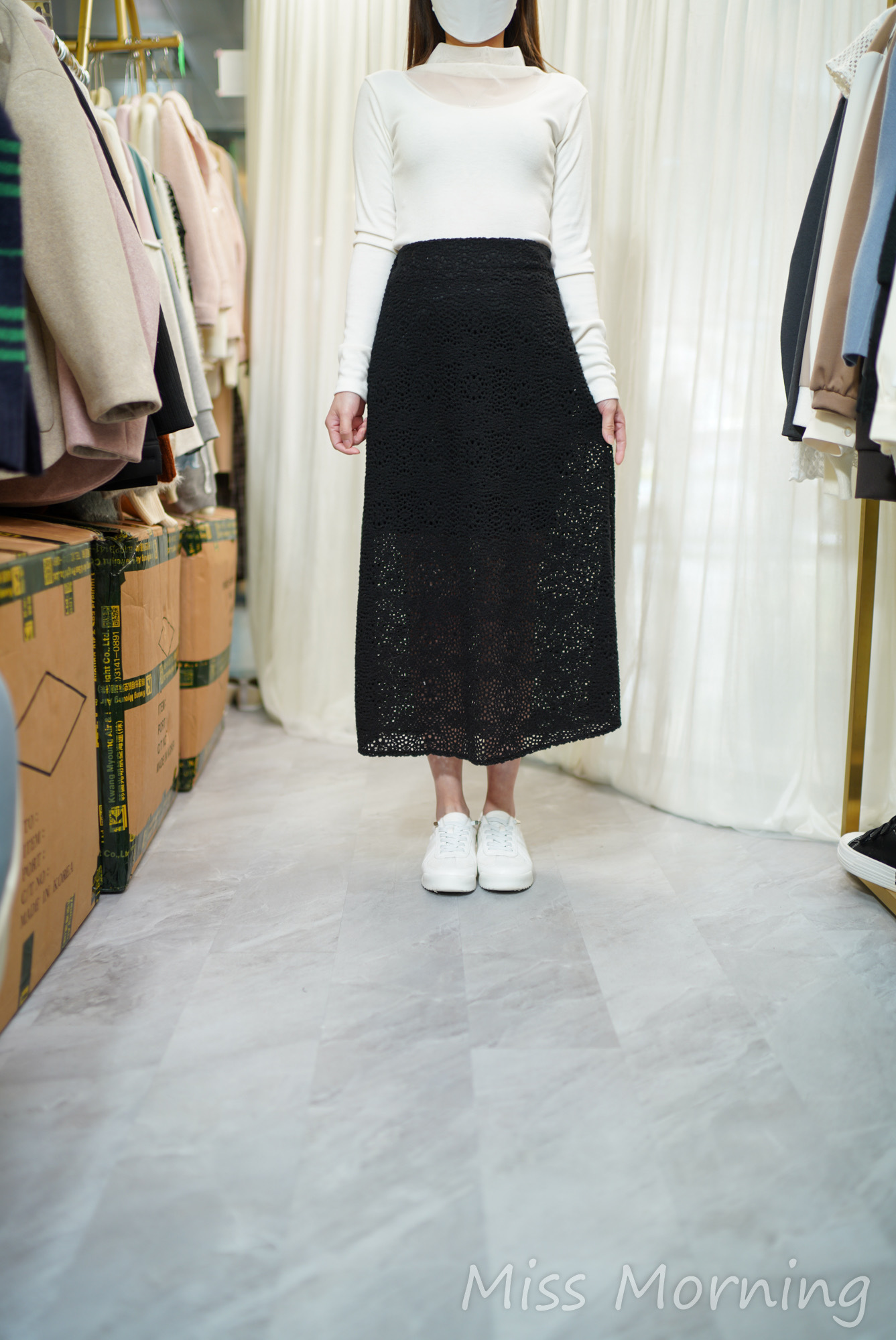 拼紗高質襯衣(14409)&高質通花裙(33880)