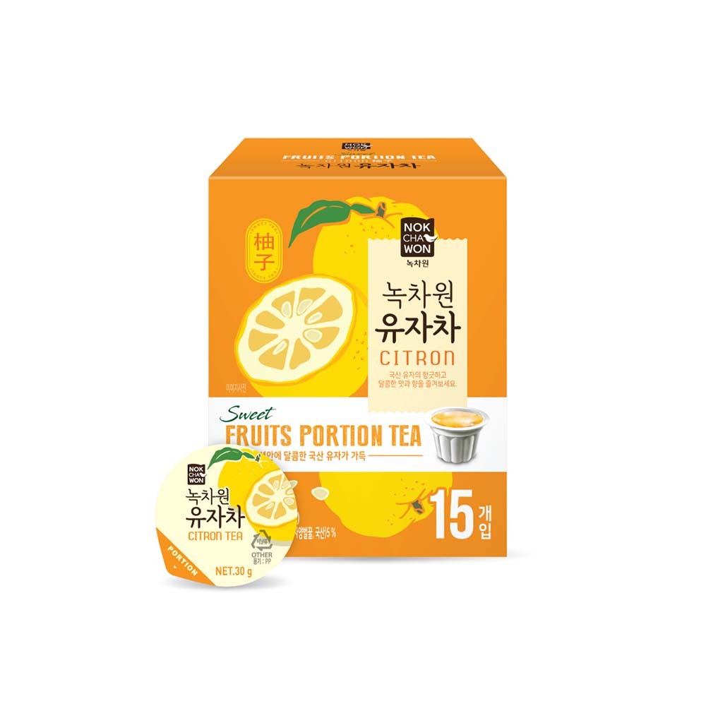 【BK SHOP】綠茶園蜂蜜風味柚子茶球30G*15