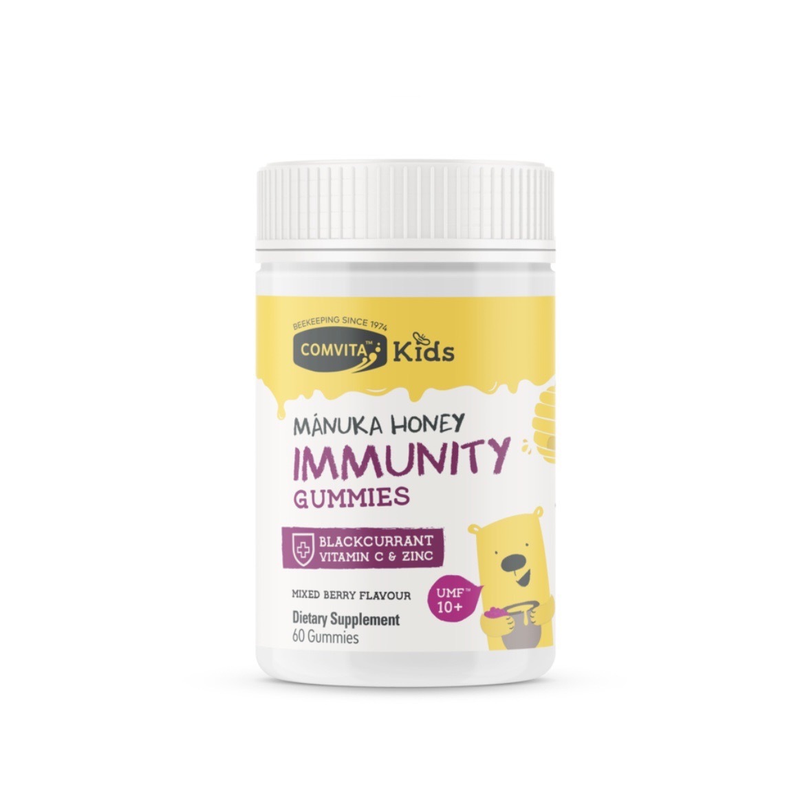 Comvita 康維他兒童麥蘆卡蜂蜜黑加侖軟糖
