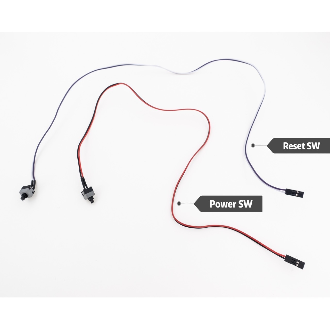 電腦開機線 機箱開關線 主機電源開關線 Power sw Reset sw