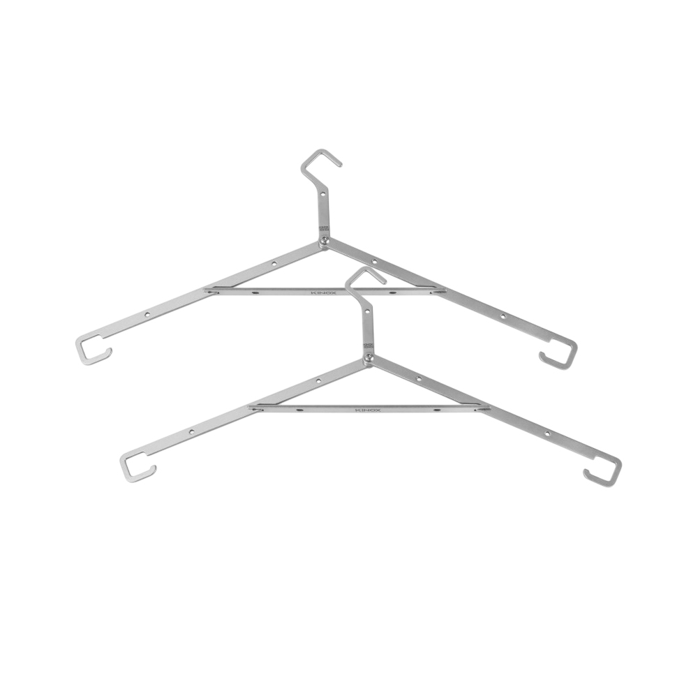 KINOX 不鏽鋼衣架 1組2入含收納袋 韓國製