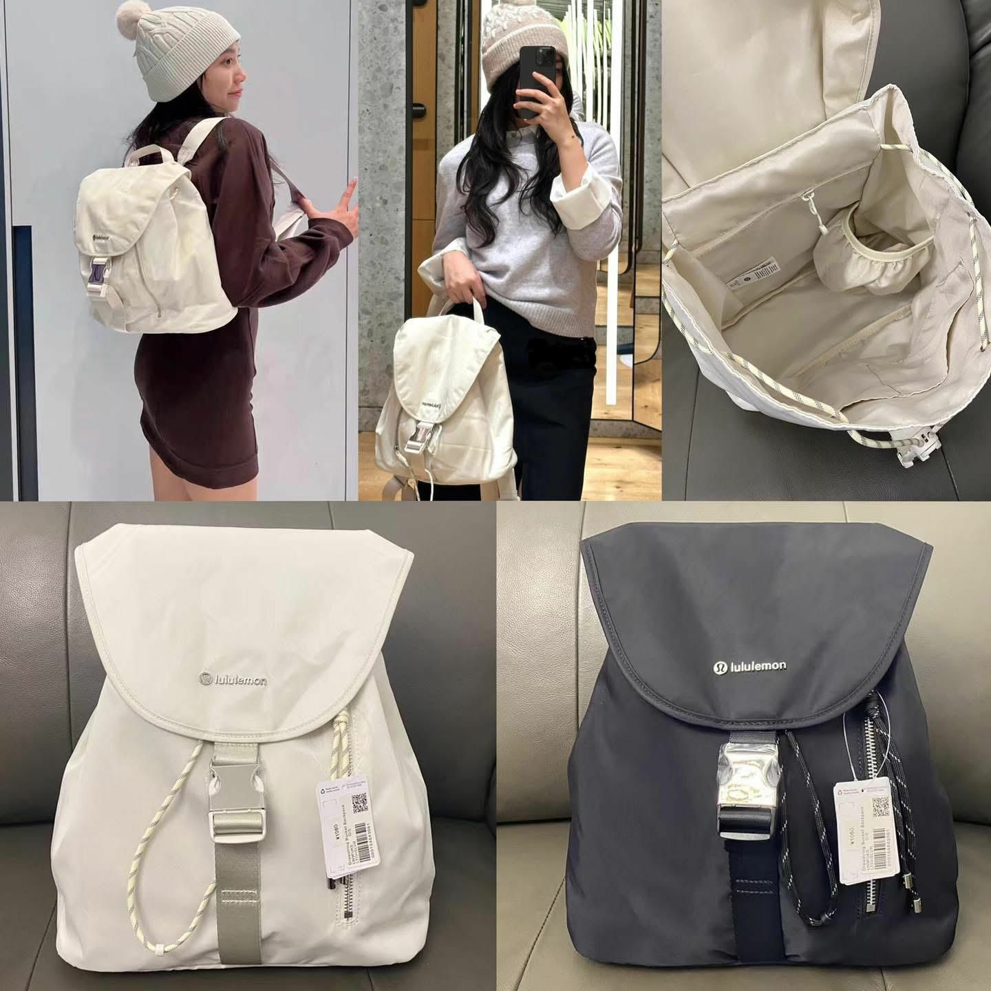 L*U*L*U 旅行戶外便攜超輕束口雙肩包 -2500179