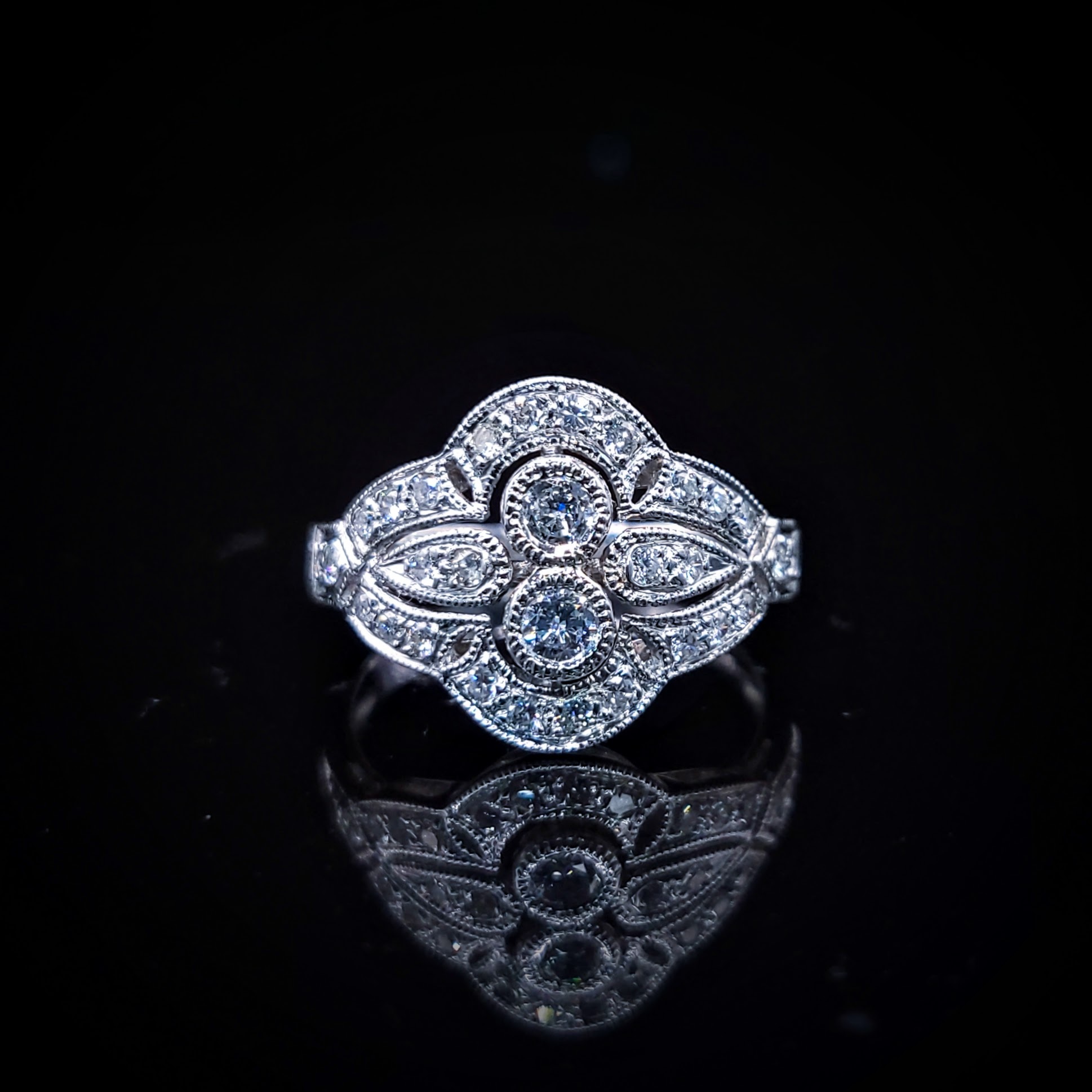 18K White Gold 0.40ct Diamond Ring