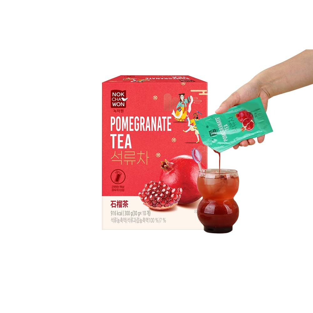 【BK SHOP】綠茶園石榴茶(隨手包盒裝) 300g